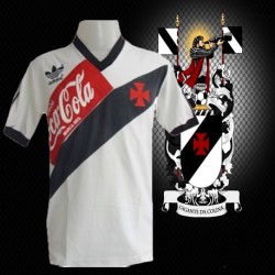 Camisa retrô Vasco -1989 - Coca cola Vermelha