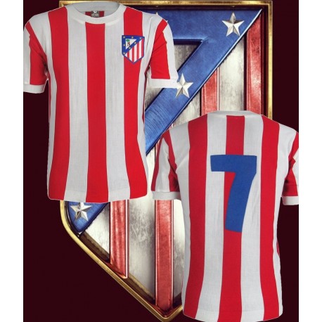 Camisa retrô Atletico Madrid 