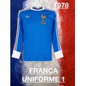 Camisa retrô França ML - 1978