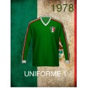 Camisa retrô Mexico Verde ML 1978