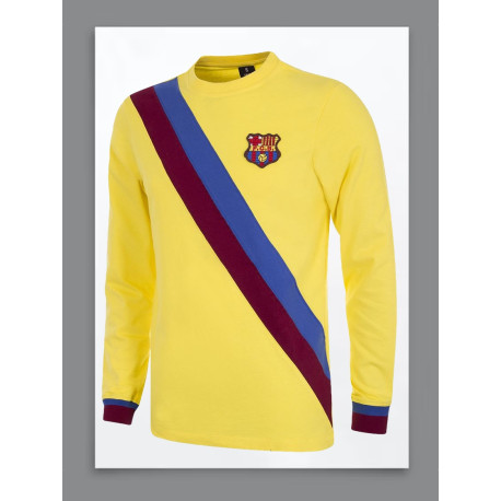 Camisa retrô barcelona faixa diagonal ML 1970