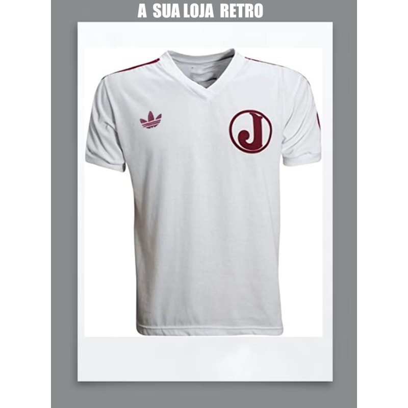 Camisa retrô Juventus da Mooca Branca Cordinha