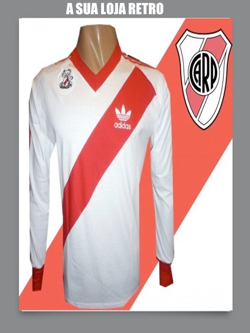 PDR Camisas: River Plate Retrô 1986 / Adidas