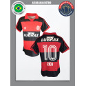 Camisa retrô Flamengo Zico Lubrax
