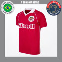 Camisa retrô Benfica Shell Vermelha 1987 - POR