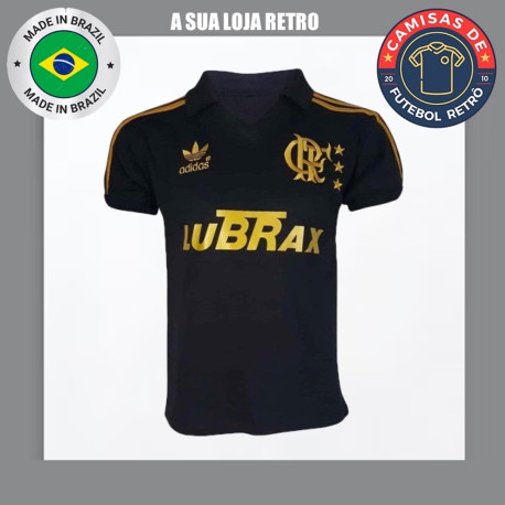 CAMISA RETRÔ FLAMENGO LUBRAX