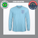 Camisa retrô da Inglaterra ML Azul 1970