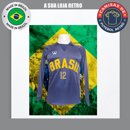 Camisa retrô de Volei Brasil ML 1987