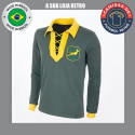 Camisa retrô de Rugby Africa do Sul ML 1947