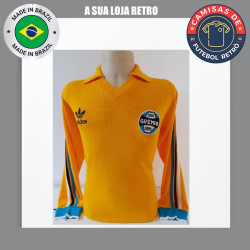 camisa retro branca gremio 1983 manga longa