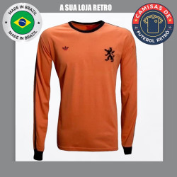 Camisa retrô Holanda logo ML- 1978