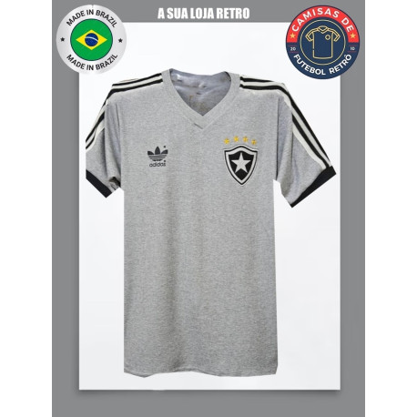 Camisa retrô Botafogo cinza logo