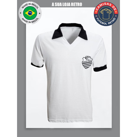 Camiseta retrô Comercial logo gola careca SP-1983