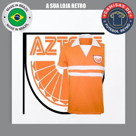 Camisa retrô Laranja Los Angeles Aztecs