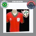 Camisa retrô Portuguesa Desportos Vermelha 1987