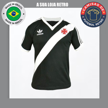 Camisa retrô Vasco da gama decada de 80