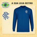 Camisa retrô Glasgow Rangers ML 1970 ESC