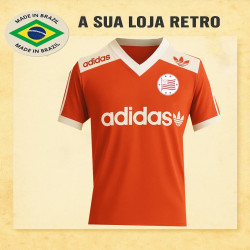 Camisa retrô Nautico treino logo vermelho