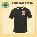 Camisa retrô Portugal Preta Centenario - 1921