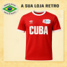 Camisa retrô Cuba Logo Vermelha 1980