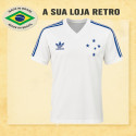 Camisa retrô Cruzeiro Branca 1987