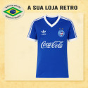 Camisa retrô Bahia Azul Coca cola