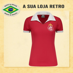 Camisa retrô baby look Internacional 