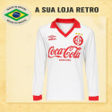 Camisa retrô Internacional Umbro Branca ML 1988