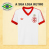 Camisa retrô Internacional Branca Louro Verde 1980-1981