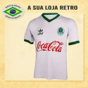 Camisa retrô Palmeiras Branca 1989-91