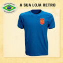 Camisa retrô Espanha azul - 1964