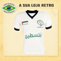 Camisa retrô da Palestina Branca