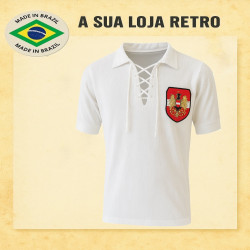 Camisa retrô Austria branca 1934