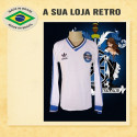 - Camisa retrô Branca Grêmio Away ML - 1983