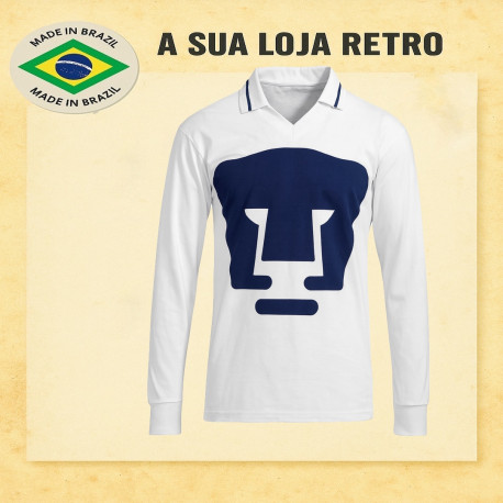 Camisa retrô Los Pumas Branca ML- MEX