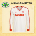 Camisa retrô Canada ML 1986