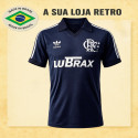 Camisa retrô Flamengo Lubrax Preta