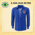 Camisa retrô Yugoslavia Azul Cordinha -1950