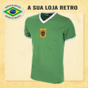 Camisa retrô Alemanha verde 1970