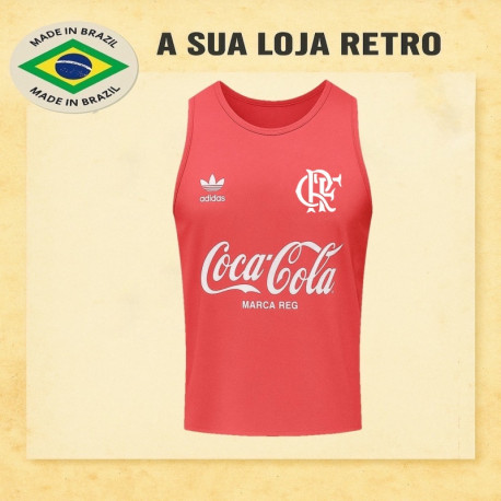 Regata retrô Flamengo RJ Vermelha