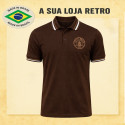 Camisa retrô Marron Gola Polo FC St Pauli - ALE