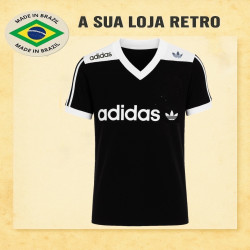 Camisa retrô preta