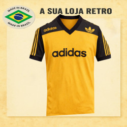Camisa retrô Treino Amarelo