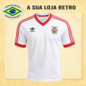 Camisa retrô Benfica Branca 1986 - POR