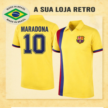 camisa retrô Barcelona ESP