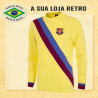 Camisa retrô barcelona faixa diagonal ML 1970