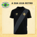 Camisa retrô Vasco Comemomativa Black Gold
