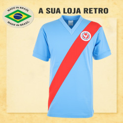 Camisa retrô Crystal palace faixa diagonal