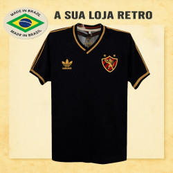 Camisa retro Sport clube logo preta comemorativa
