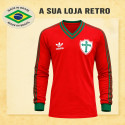 Camisa retrô Portuguesa Desportos Vermelha ML 1987